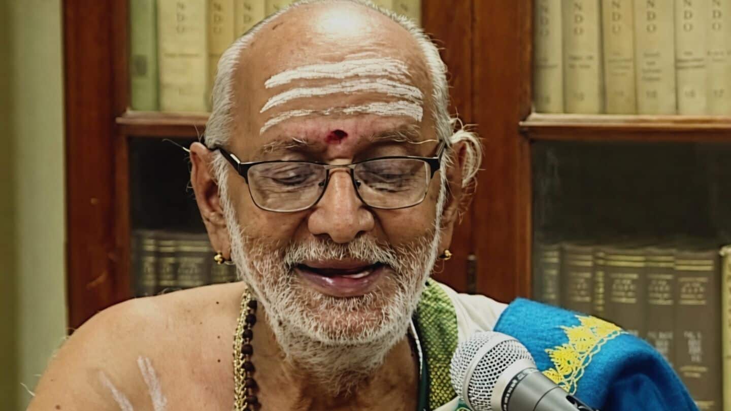 Sanskrit scholar R. Krishnamurthy Shastri dies in Chennai aged 82