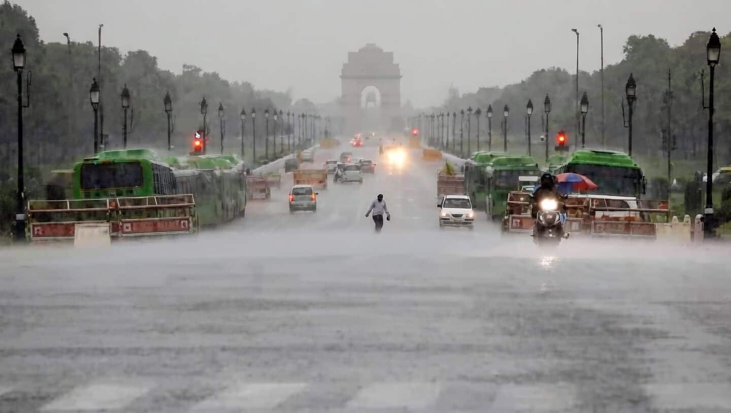 Unseasonal rain in Delhi brings cool spell