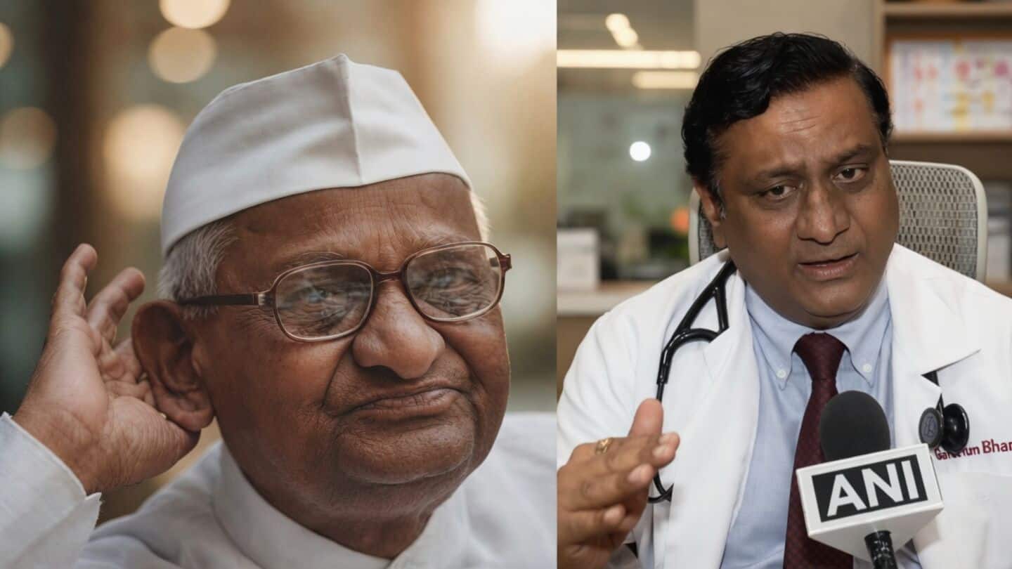 Anna Hazare, 89, admitted to Mumbai hospital, consultant says stable