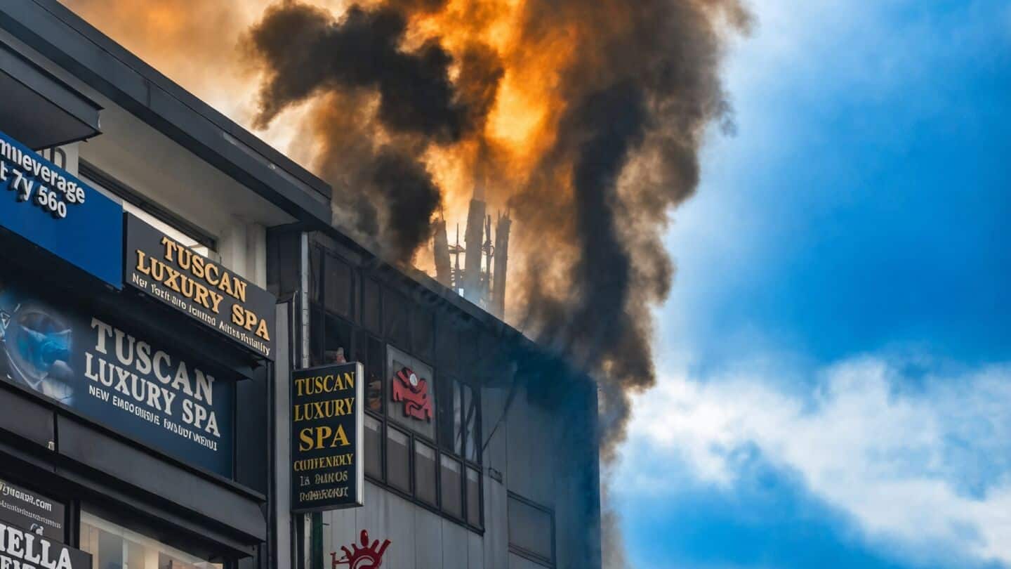 Restaurant short circuit causes Model Town fire, around 30 evacuated
