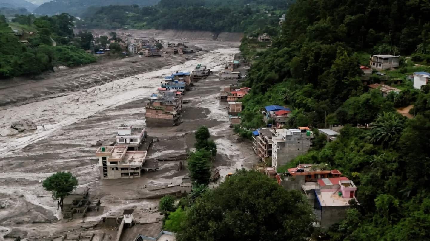 Tibet-Nepal flood kills nearly 100, over 750 people missing
