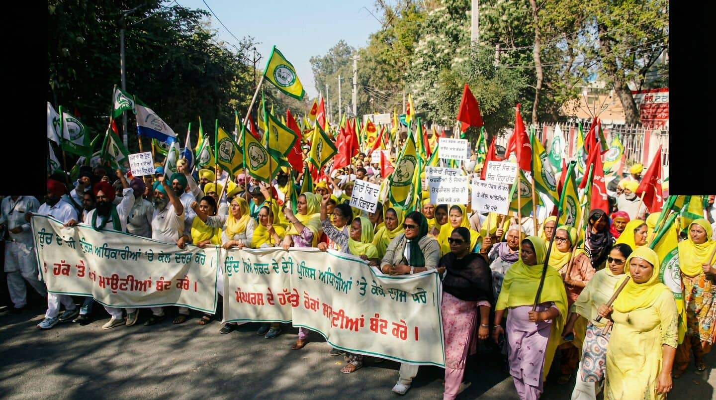 Farmers' protest in Punjab turns violent, several injured