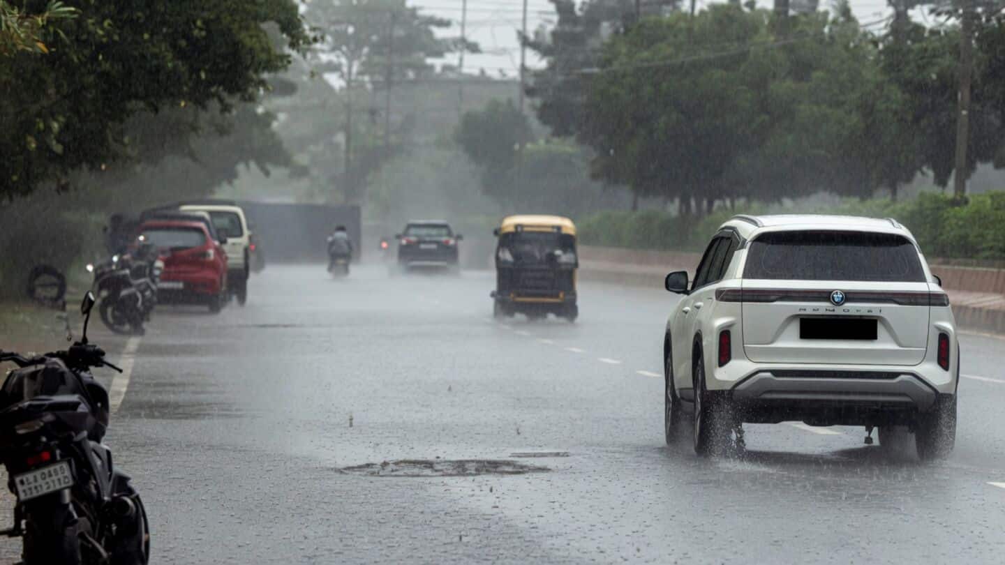 Delhi-NCR forecast partly cloudy highs 36C possible rain Gurgaon Faridabad
