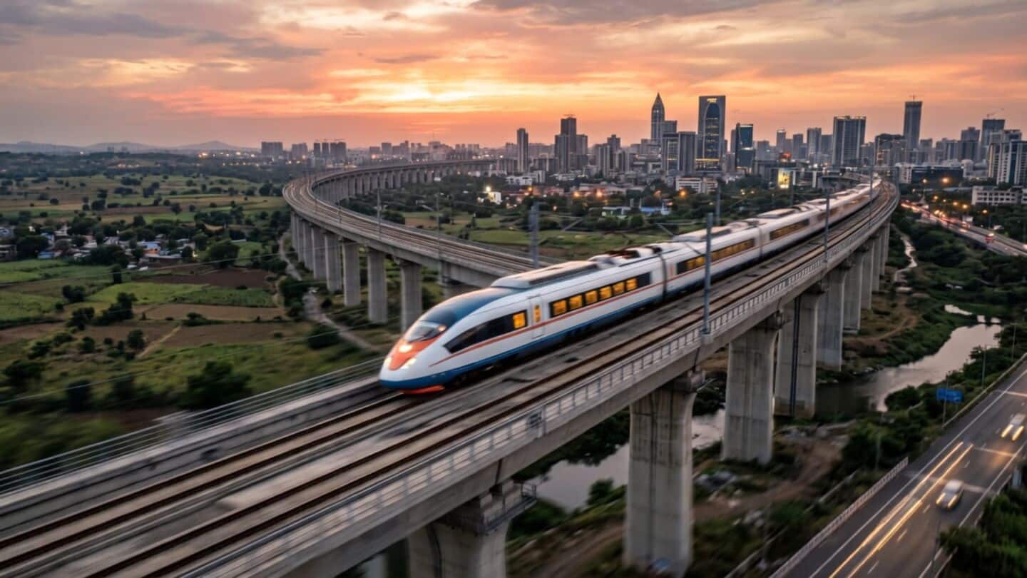 India's inaugural bullet train between Mumbai and Ahmedabad launching 2027