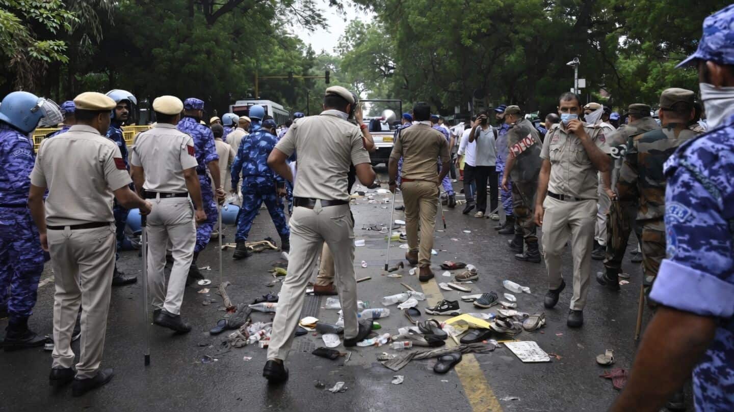 Delhi students demand Dharmendra Pradhan resign over NEET leak