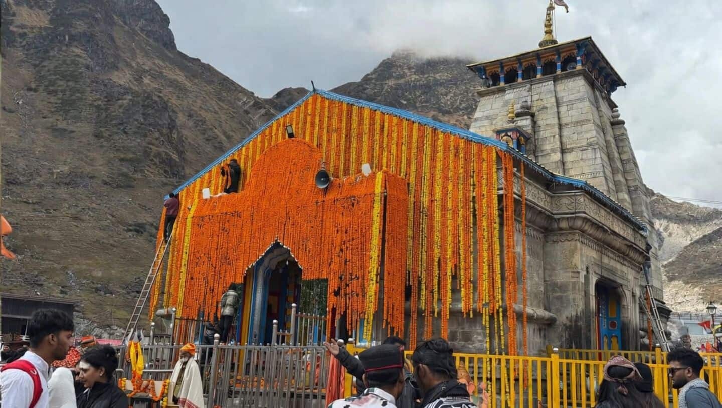 Kedarnath Temple reopens April 22 with 51 quintals of flowers