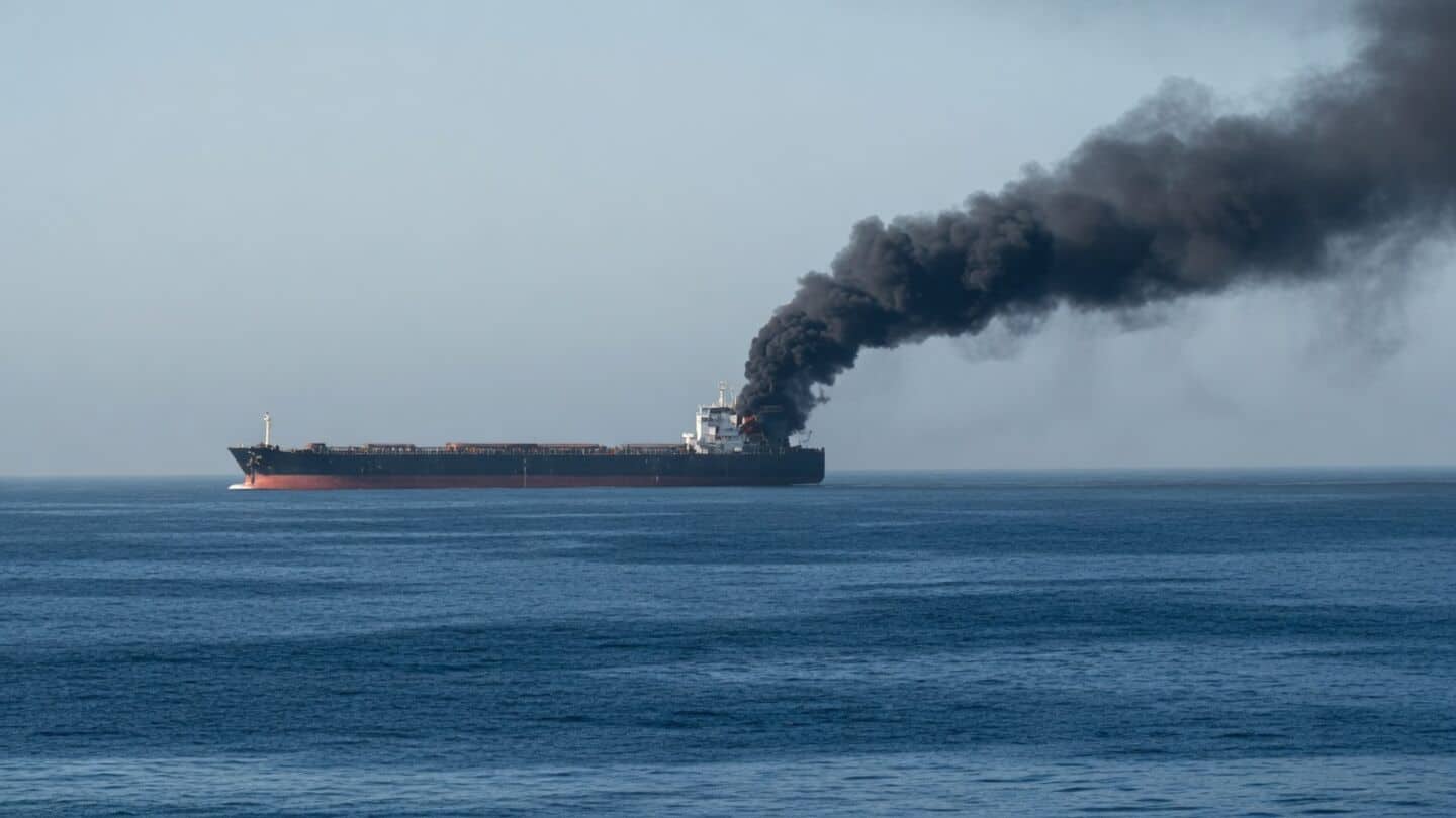Massive oil supertanker hits mine, explodes in Strait of Hormuz