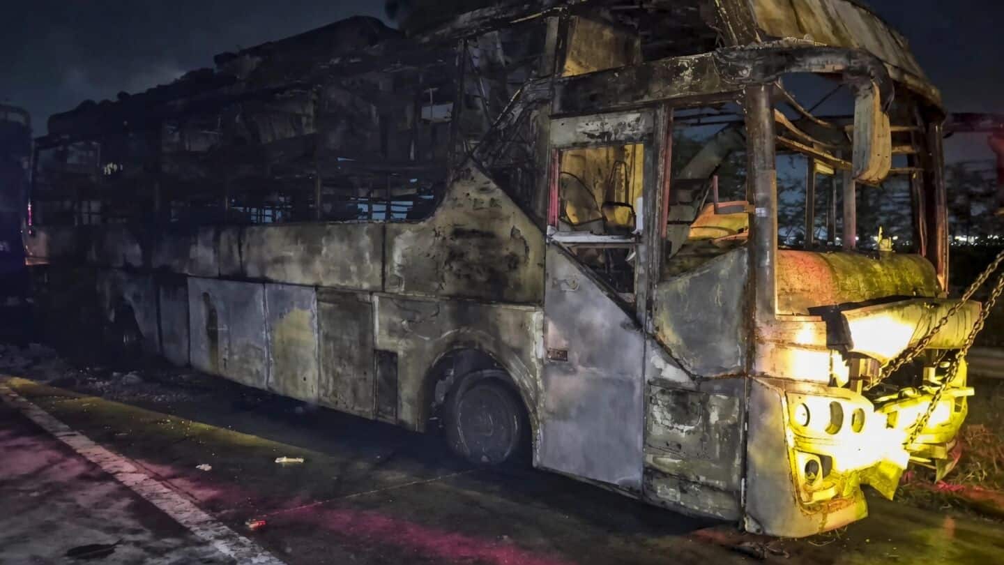 Noida bus fire kills 9, Vikas Kumar arrested for negligence