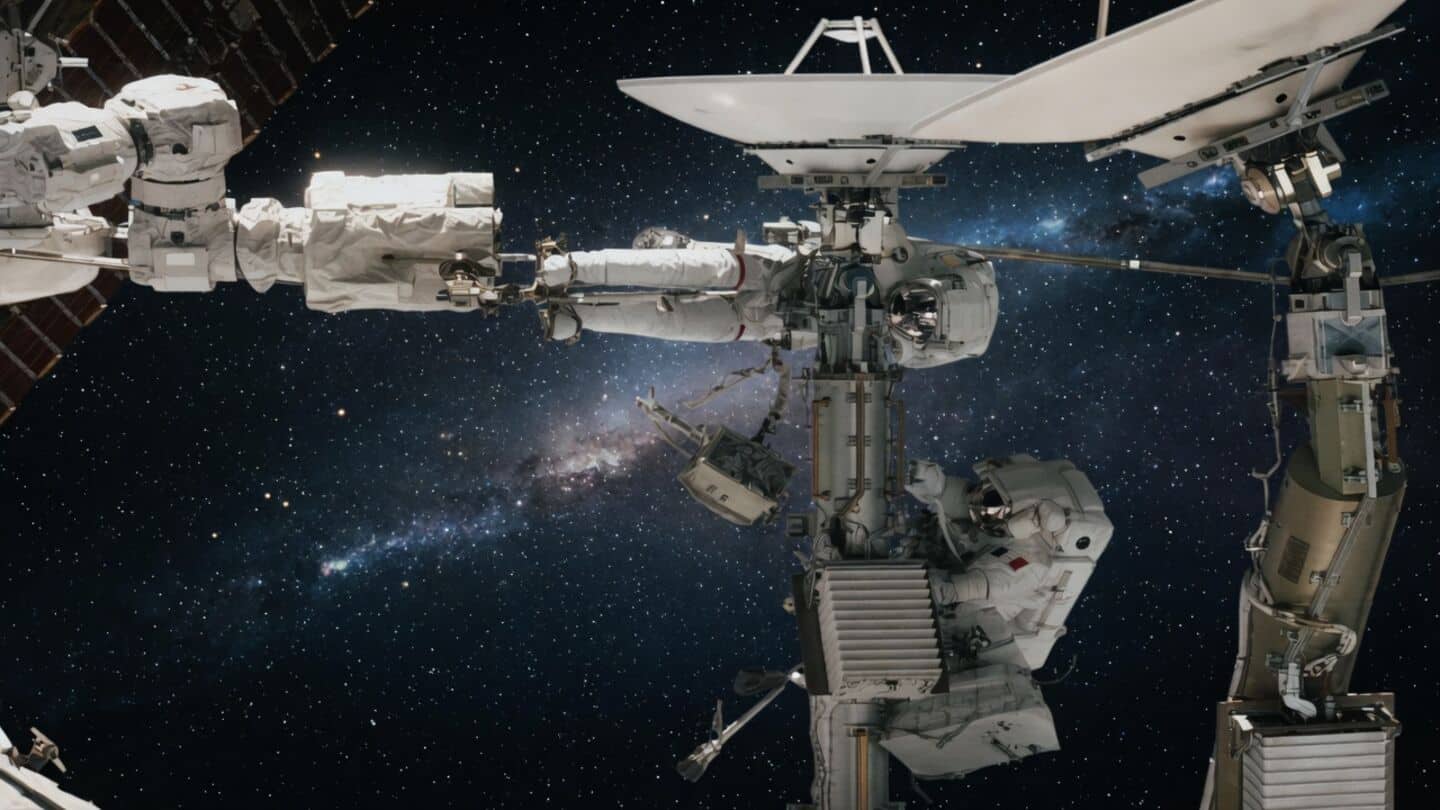 Anil Menon and Sophie Adenot leave ISS antenna swap incomplete