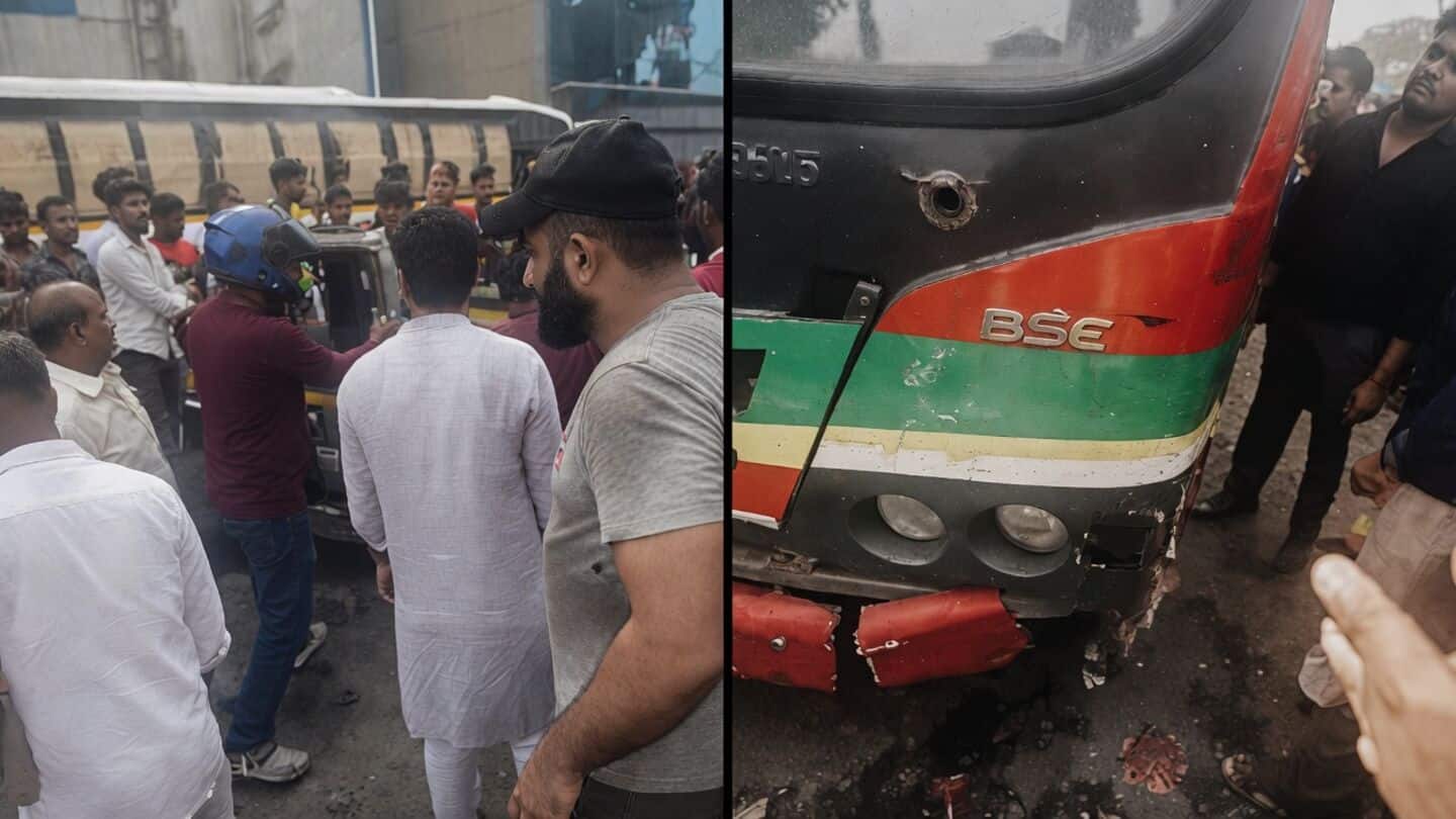Brakes reportedly failed on BEST bus in Andheri injuring 6-8