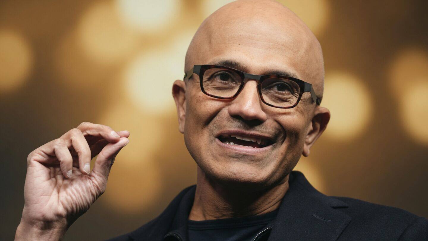 Satya Nadella's fiscal 2025 pay hit about $96.5 million, up 22%