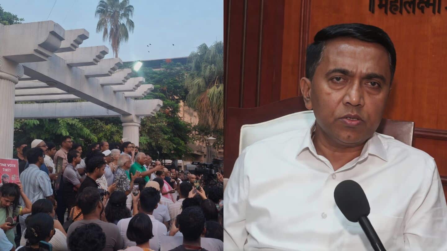 Goa police booked 300 protesters after Panaji slogans sparked FIR