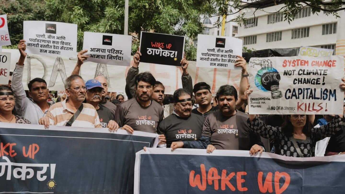 Balkum residents oppose ₹47,000cr AWS data center plan in Thane