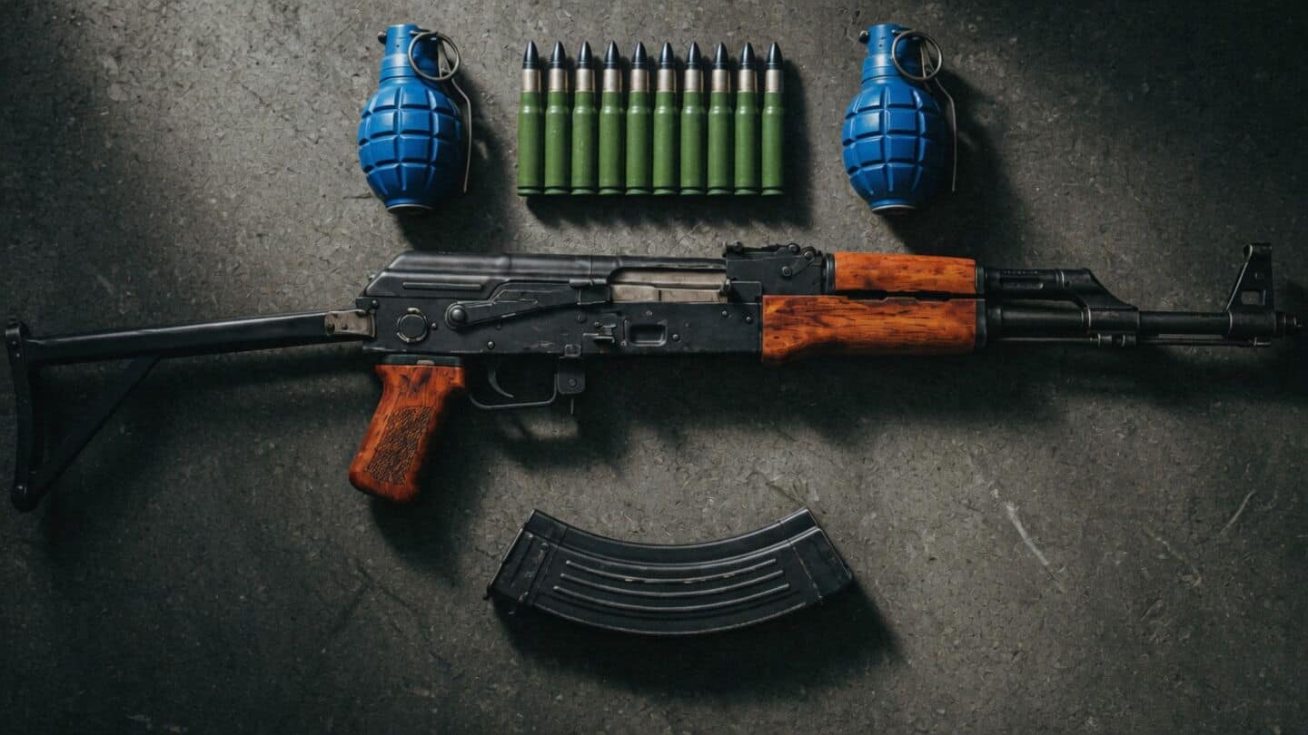 पंजाब में खतरनाक सीमा पार नेटवर्क का भंडाफोड़, AK-47 और 2 ग्रेनेड के साथ एक गिरफ्तार