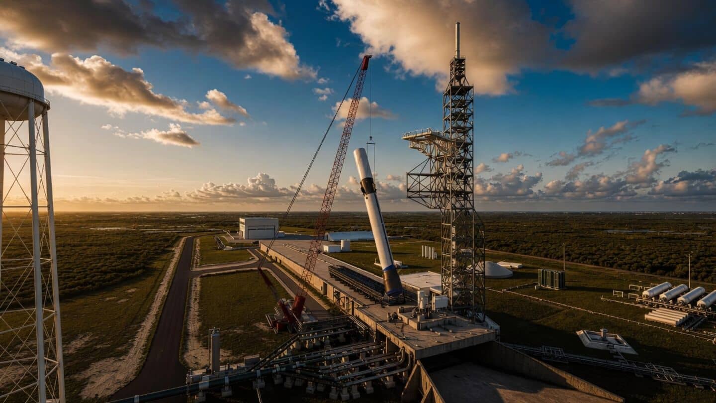 Blue Origin rebuilding Cape Canaveral New Glenn pad after explosion