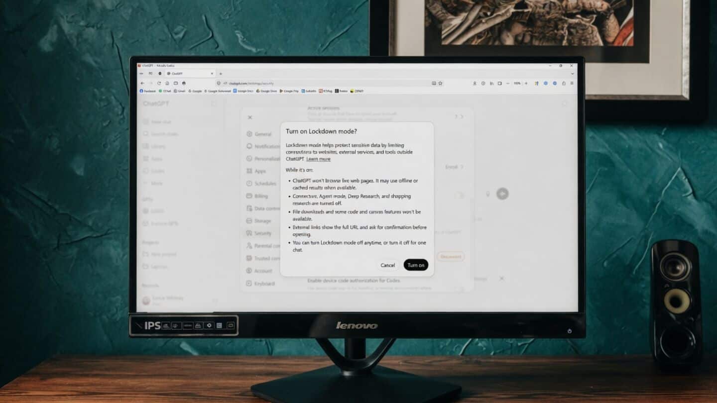 ChatGPT expands Lockdown mode to free and business plans