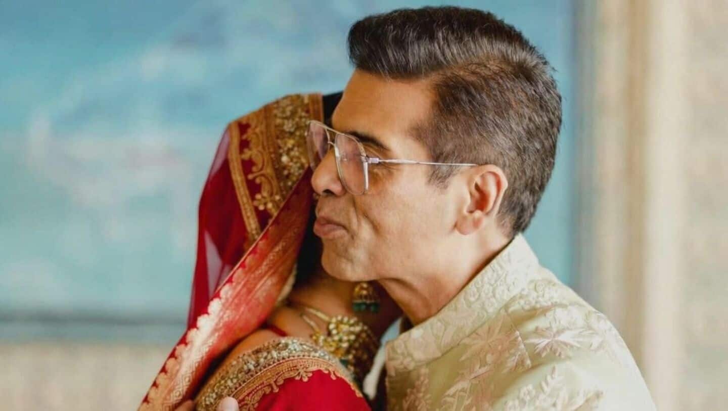 Karan Johar shares wedding moments with Ranveer-Deepika, wishes beautiful bride