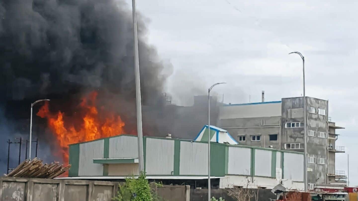 Morudia Chemicals blaze, explosions in Saykha GIDC, Gujarat, workers safe