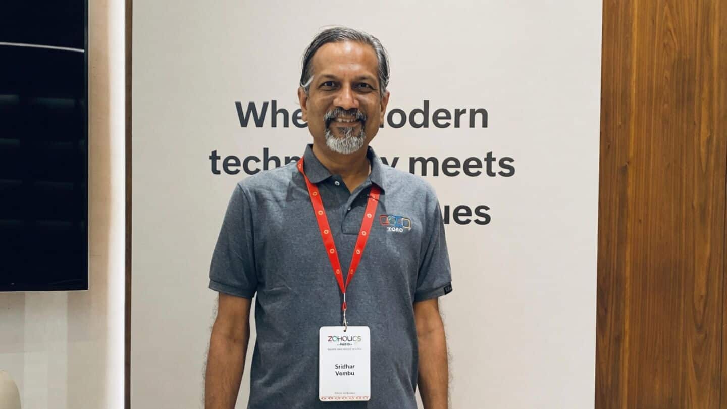 Zoho's Sridhar Vembu tells staff no pay hikes this year