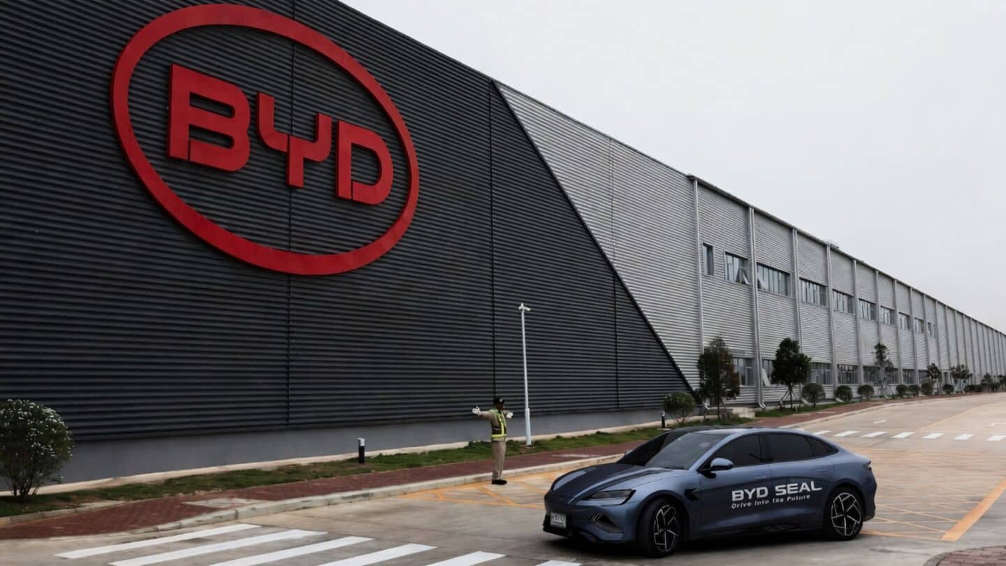 BYD chairman says company aims to overtake Toyota by 2031
