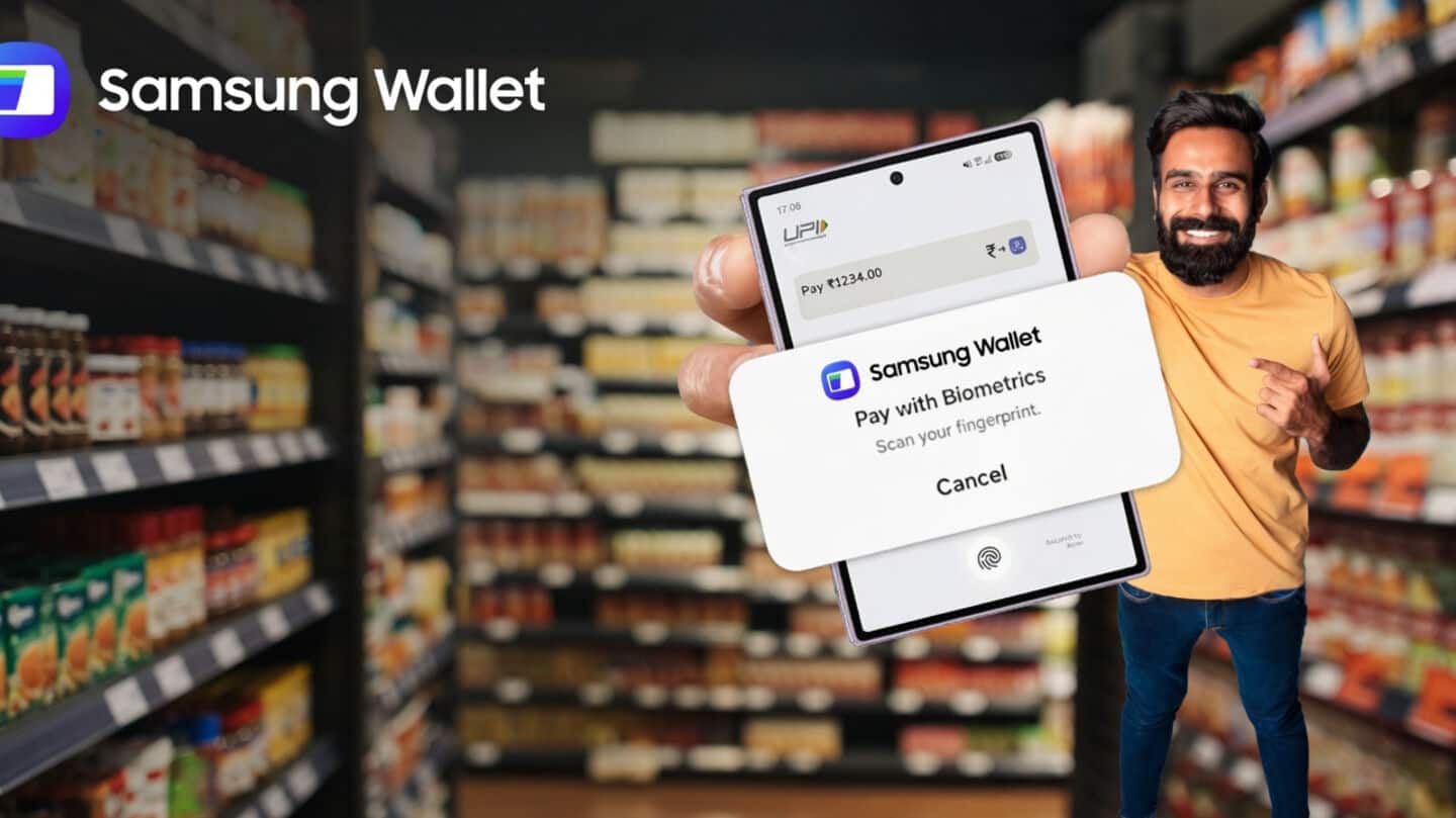 Samsung Wallet launches fingerprint UPI payments up to ₹10,000