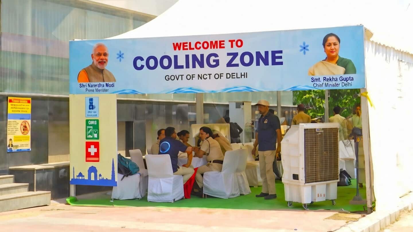 Delhi opens cooling zones as heat tops 40 degrees Celsius