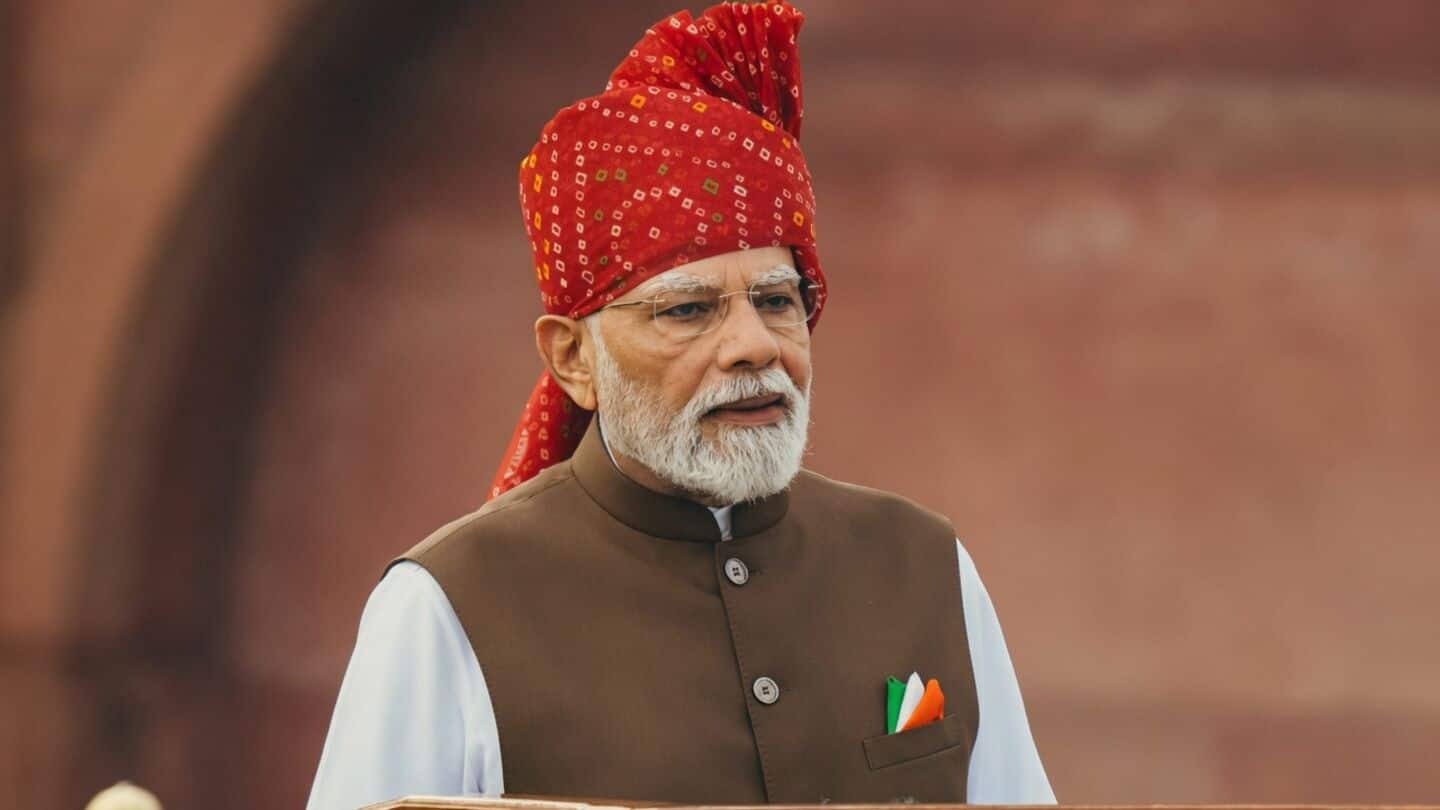 Prime Minister Narendra Modi vows India fully developed by 2047