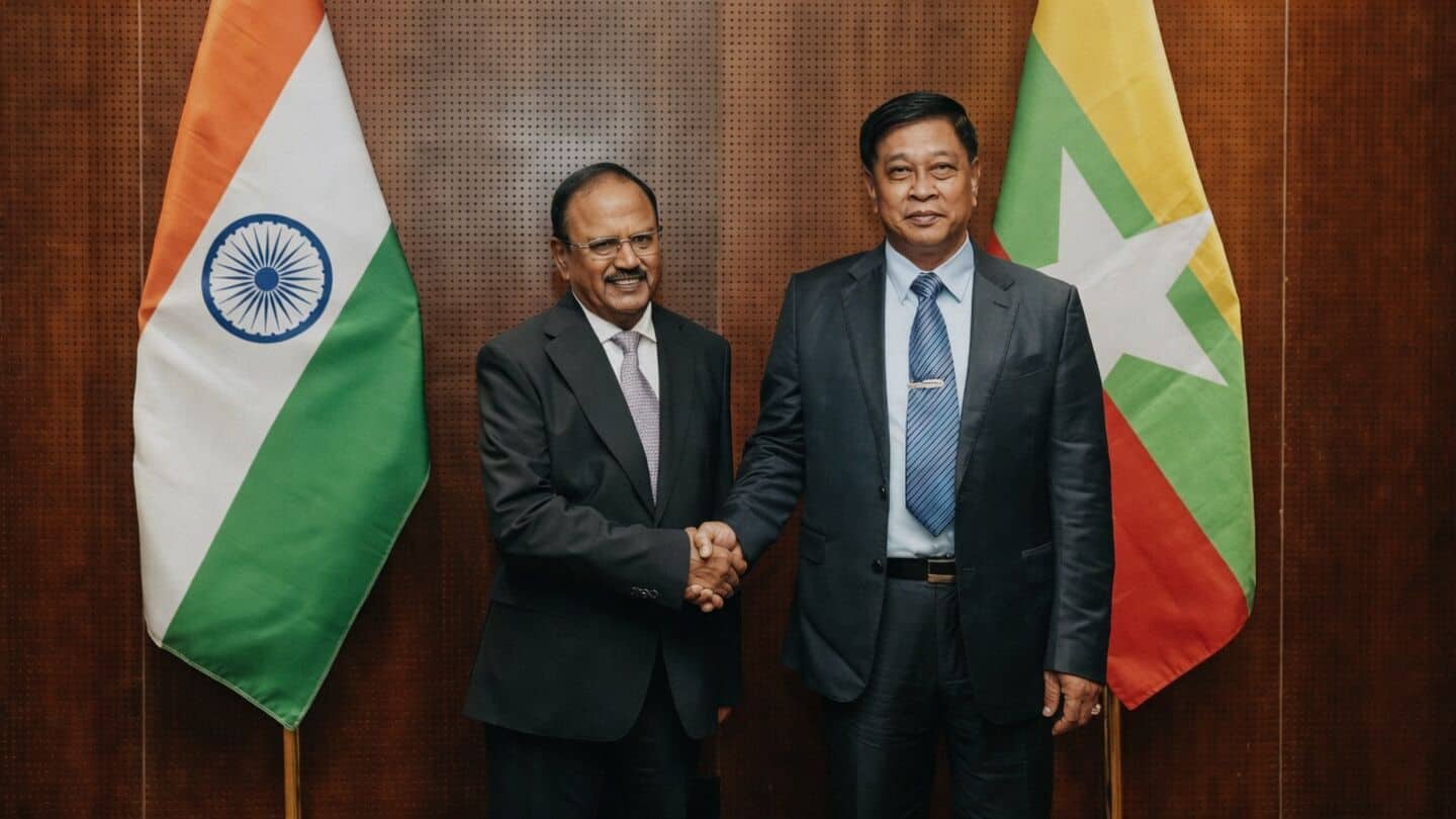 Ajit Doval meets U Tin Aung San over border security