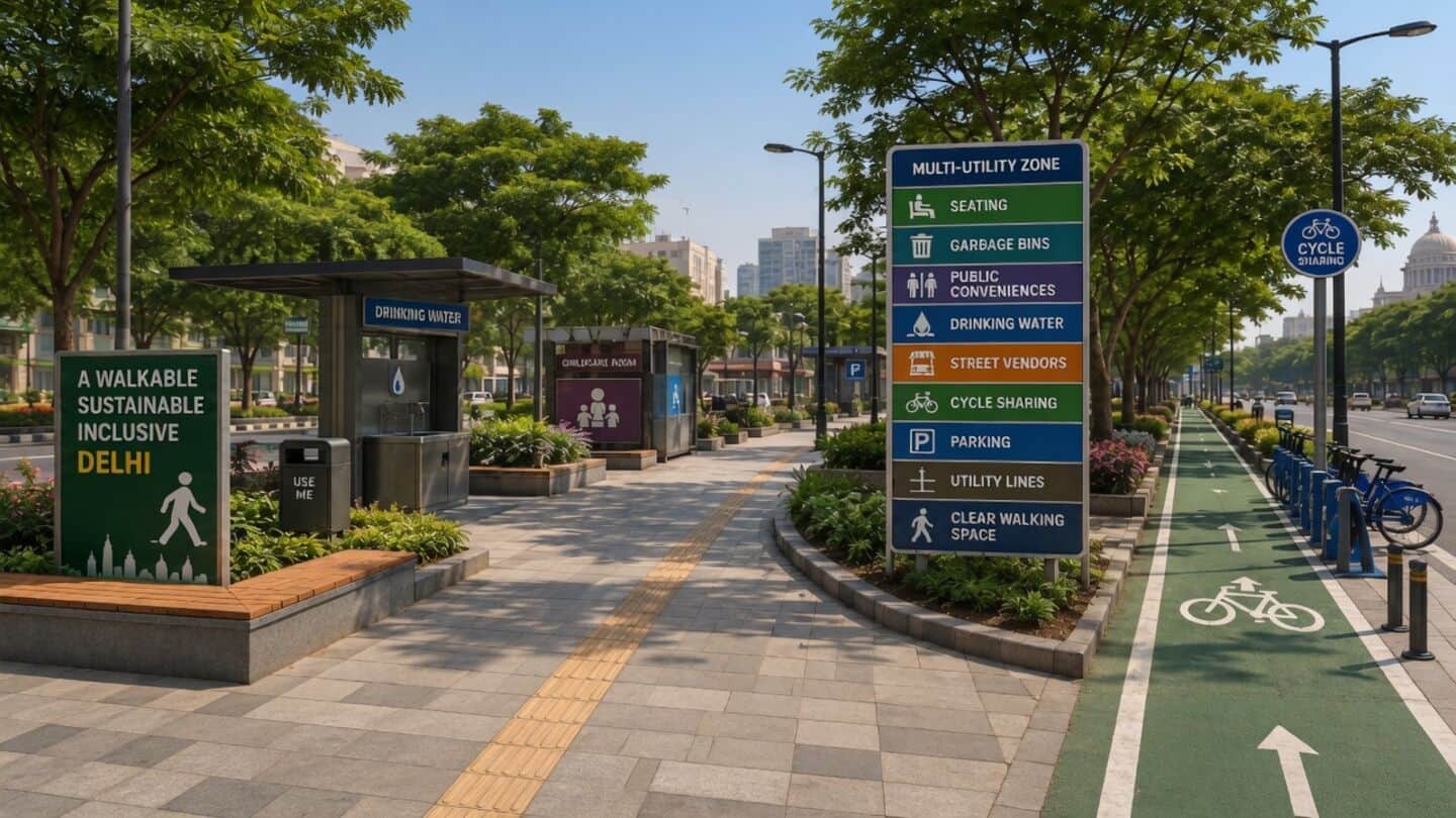 Delhi Master Plan 2047 proposes 'right to walk' network