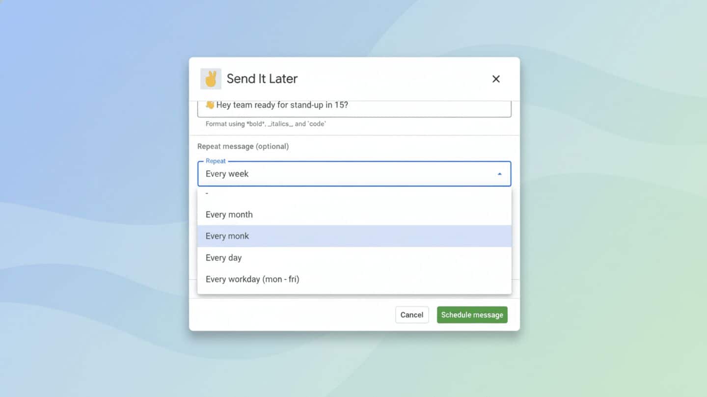 Google Chat gets easier to access and lets you schedule messages