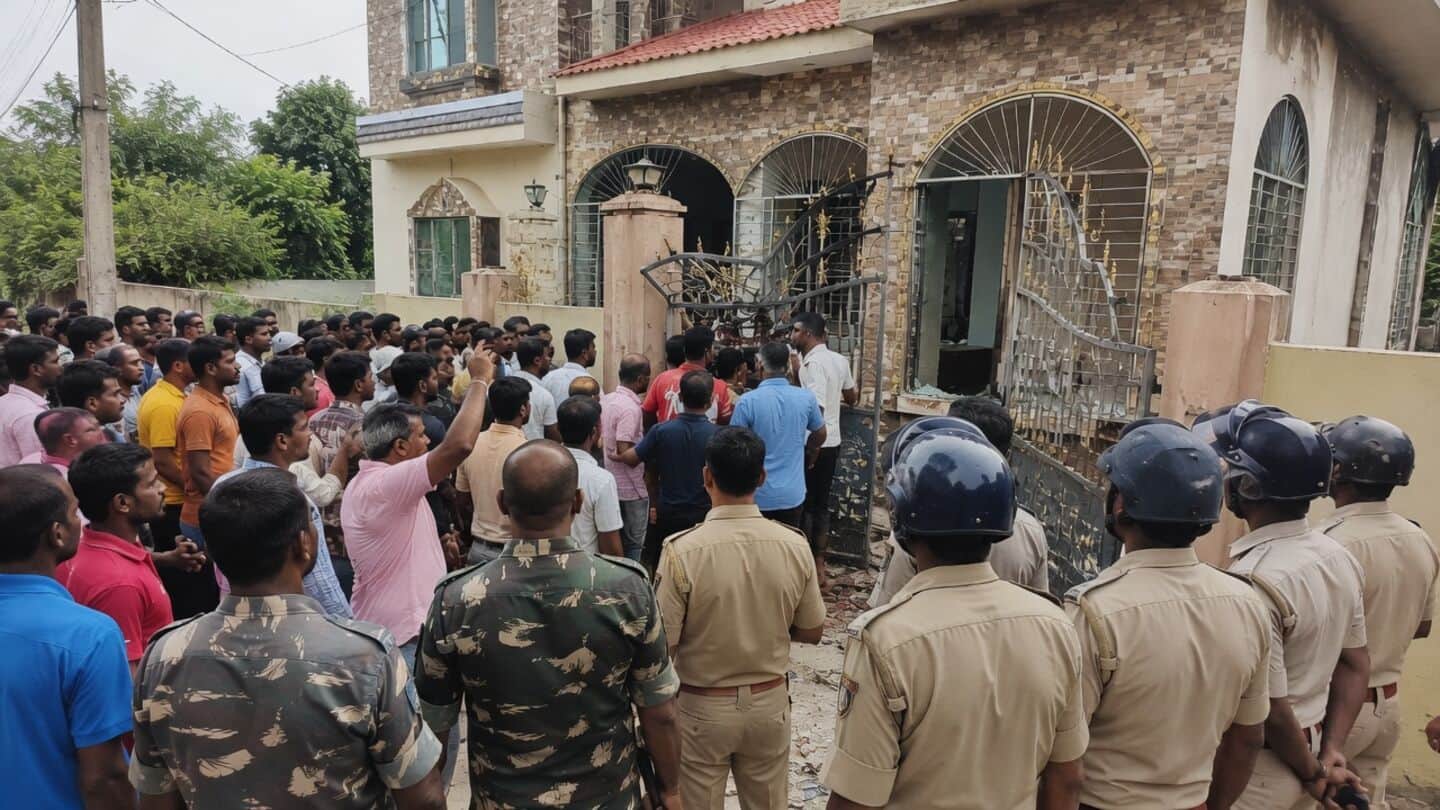 Ratibati locals demand Bishwanath Bauri's son Pavitra marry, vandalize house