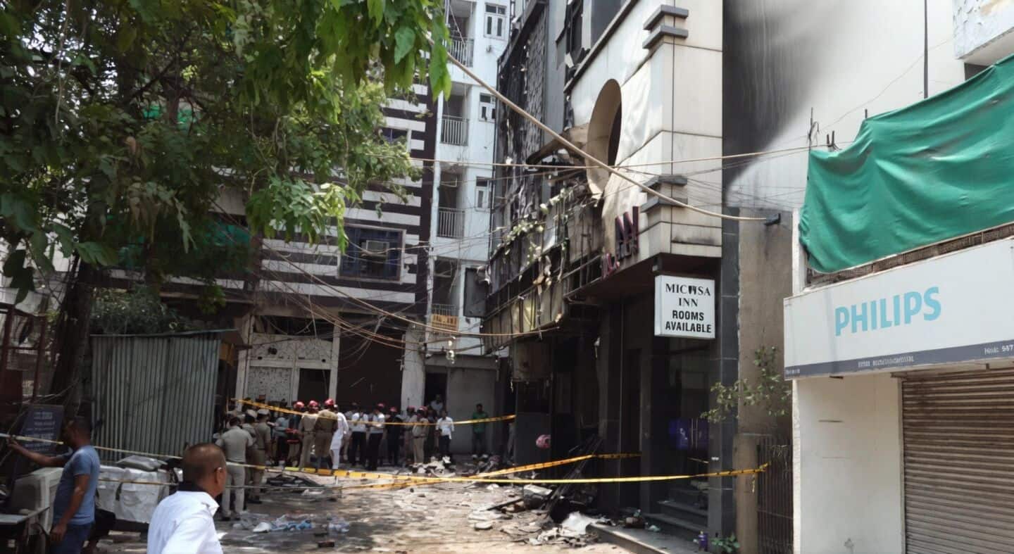 Malviya Nagar hotel fire kills 21, owner Lokesh Bajaj probed