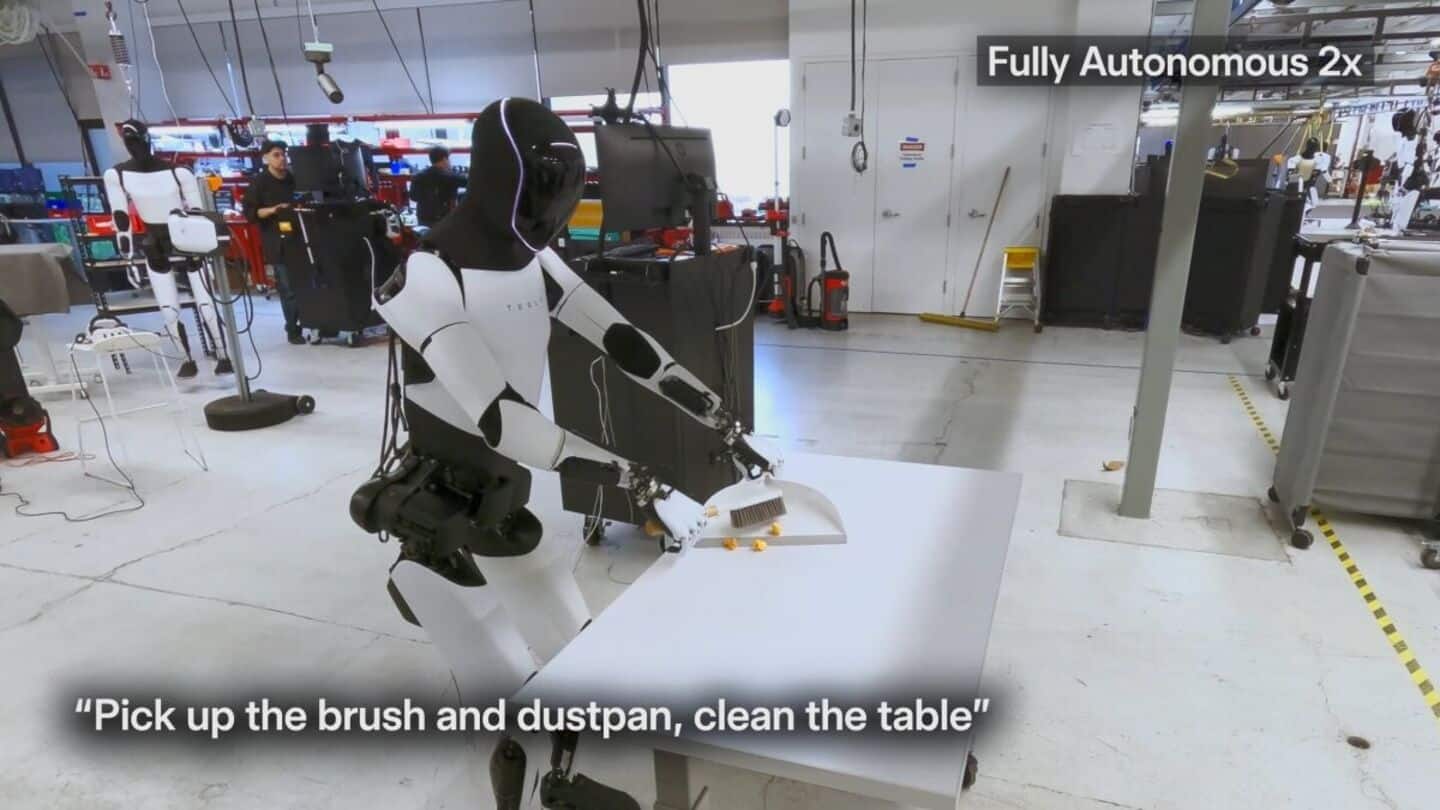 Tesla's Optimus robot can now learn by watching