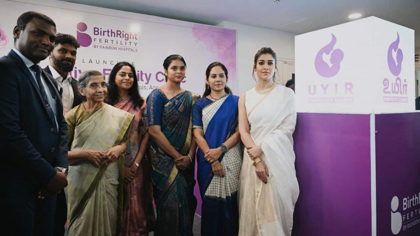Actor Nayanthara inaugurates Uyir Fertility Clinic in Anna Nagar Chennai