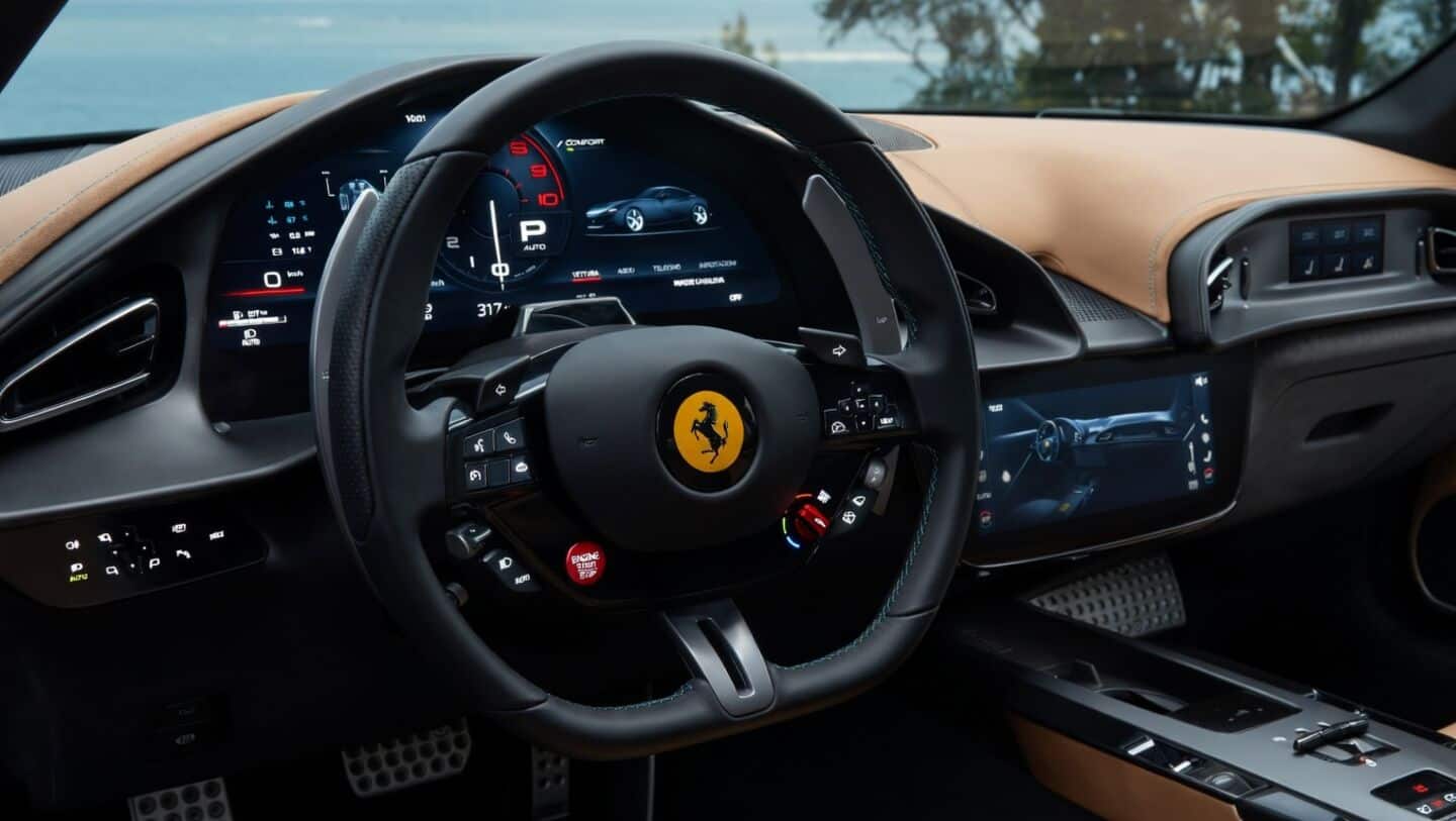 Ferrari offers physical buttons instead of touch controls on steering