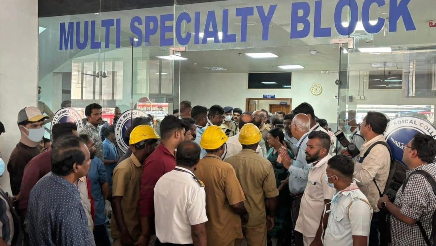 Kerala: Fire breaks out at Thiruvananthapuram Medical College Hospital