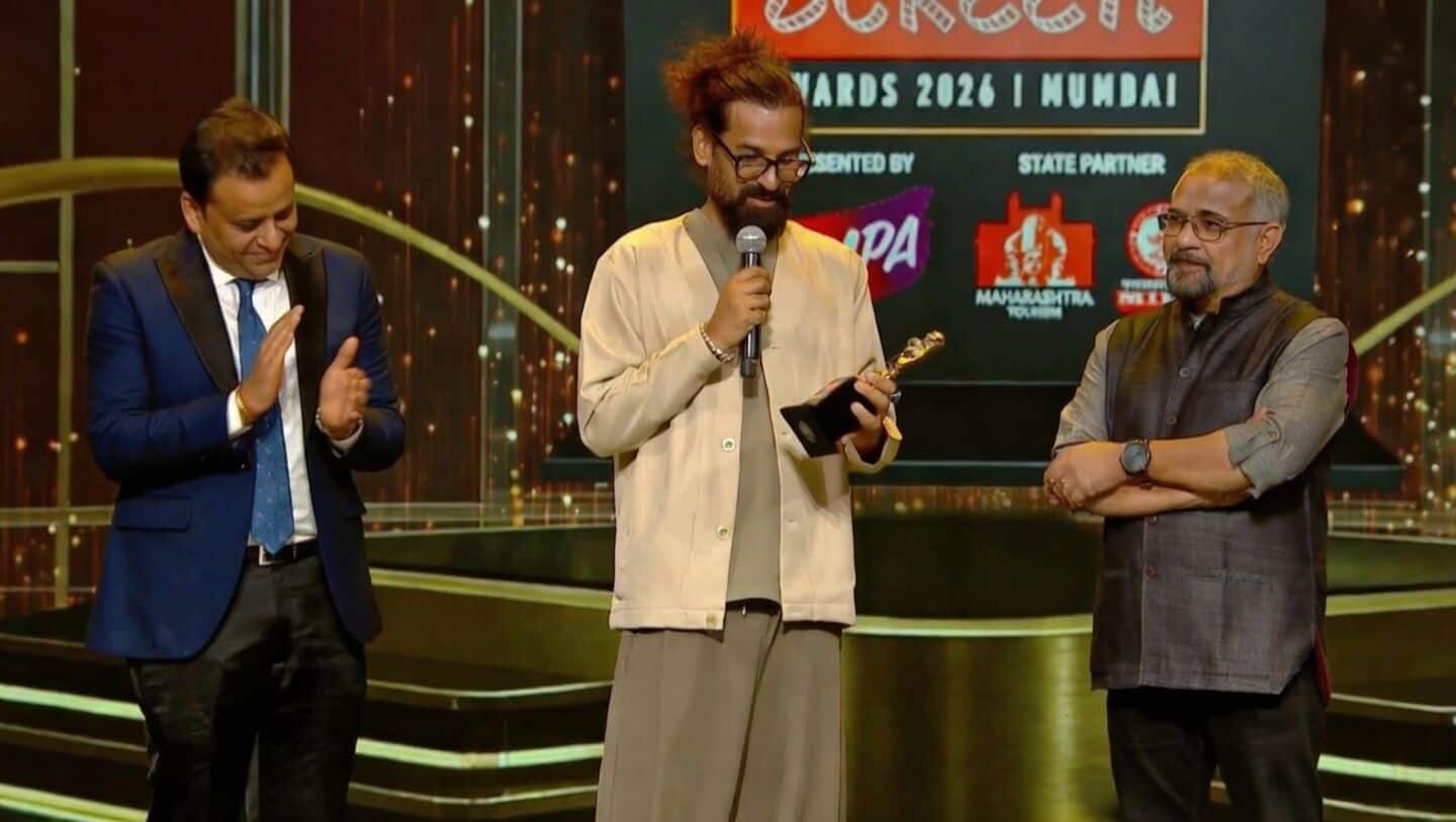 Johray wins Best Production Design 'Dhurandhar' at Chetak Screen Awards