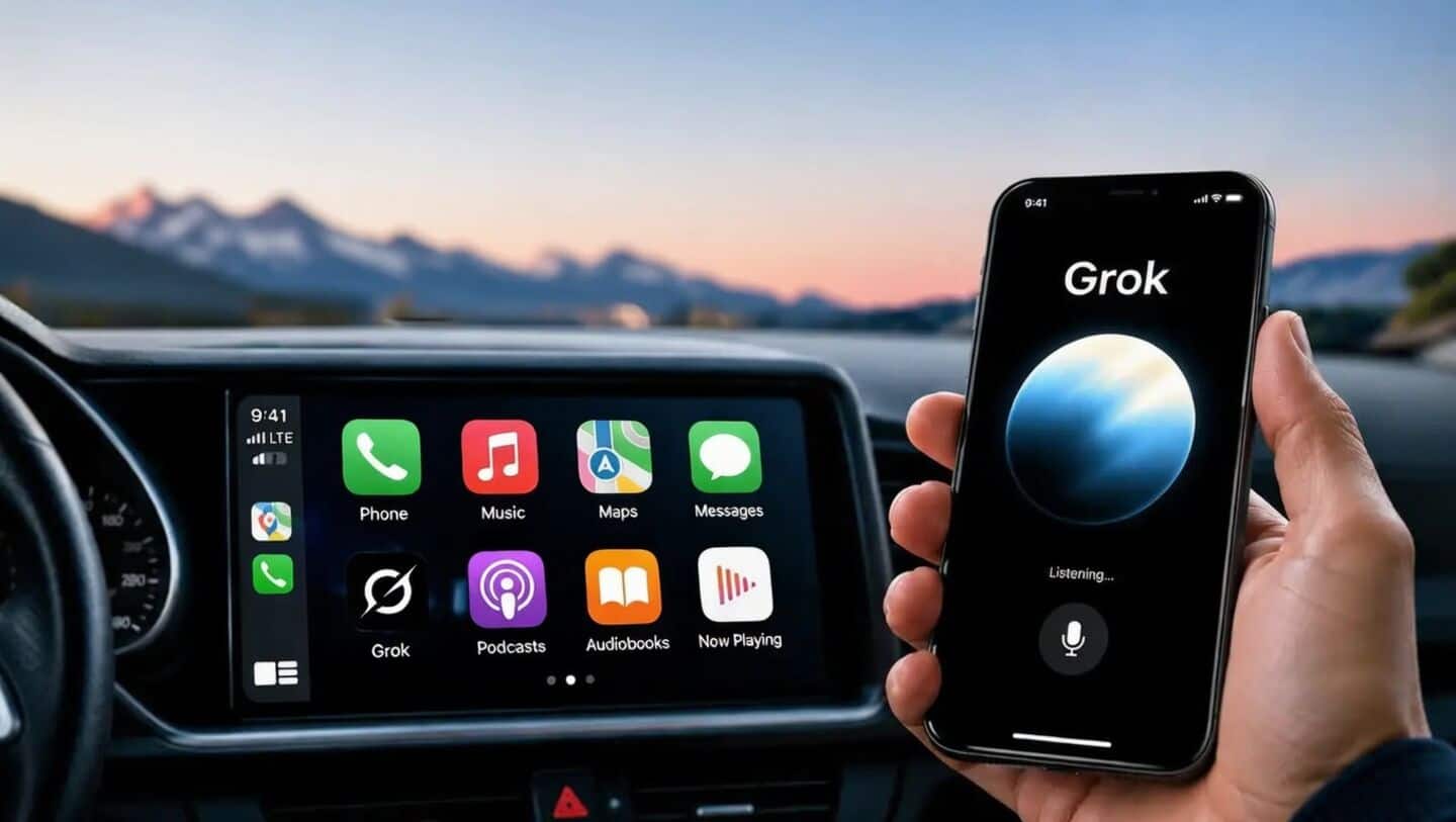 Elon Musk's Grok AI now available on Apple CarPlay