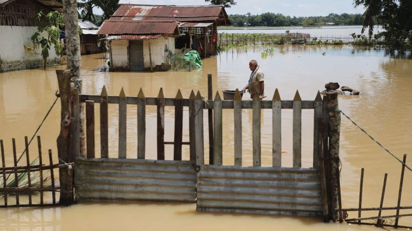 Haorah river flooding displaces 974 across West Tripura, Khowai