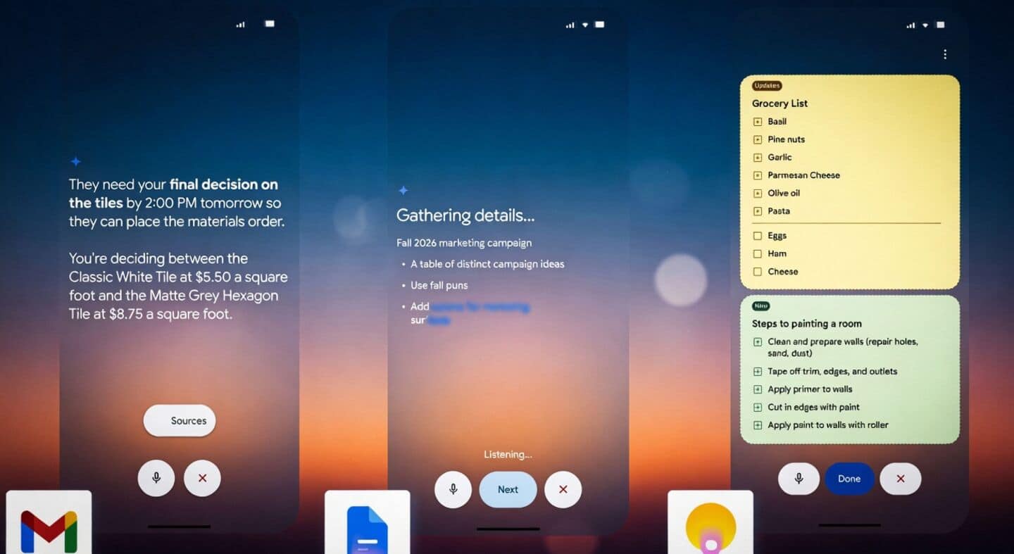 Google launches voice-powered Gmail Live, Docs Live and Keep Live