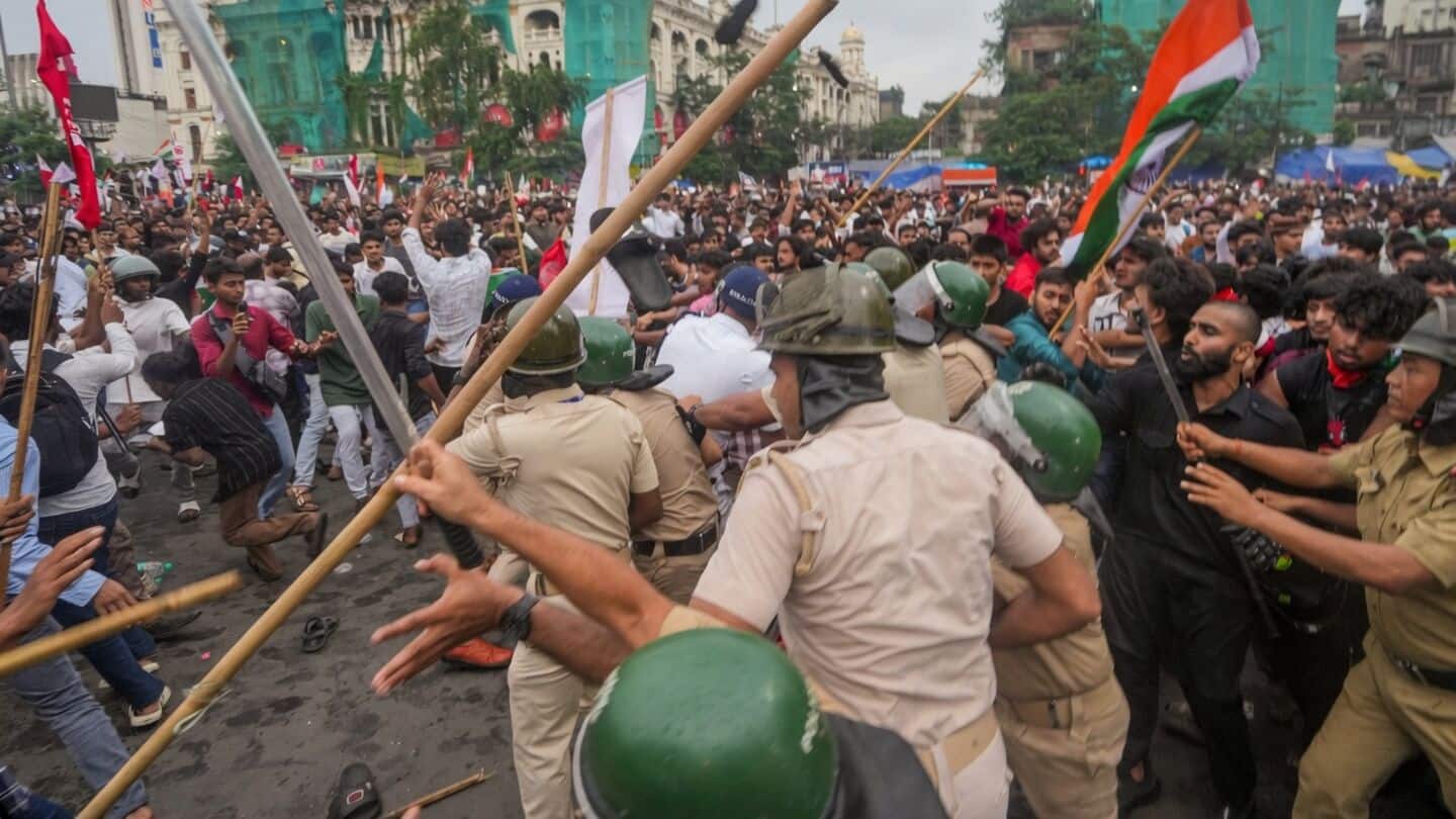 Kolkata protesters demand Dharmendra Pradhan's resignation over alleged NEET leak