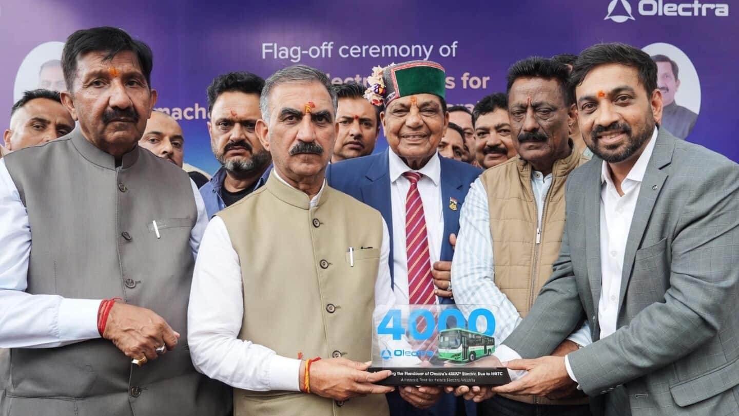 Olectra Greentech becomes 1st in India with 4,000 electric busses