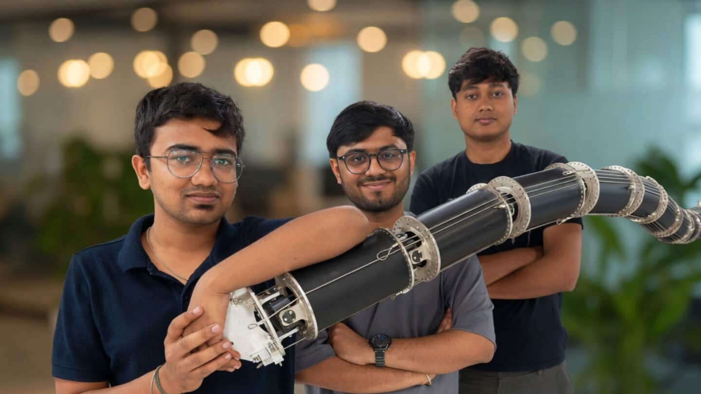 Armatrix wins ET Best on Campus for snake-like robotic arms