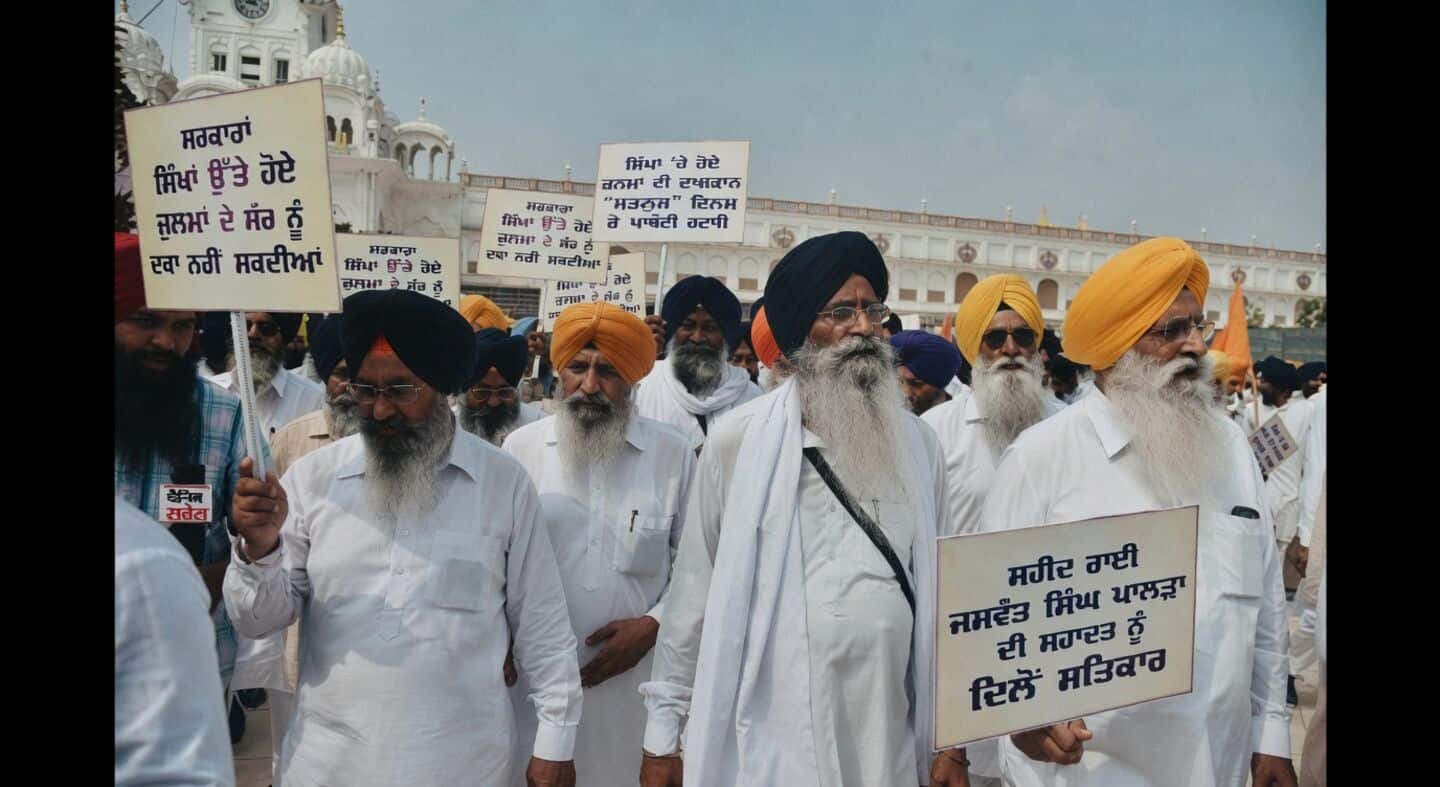SGPC protests 'Satluj' ban in Amritsar, calls out governments