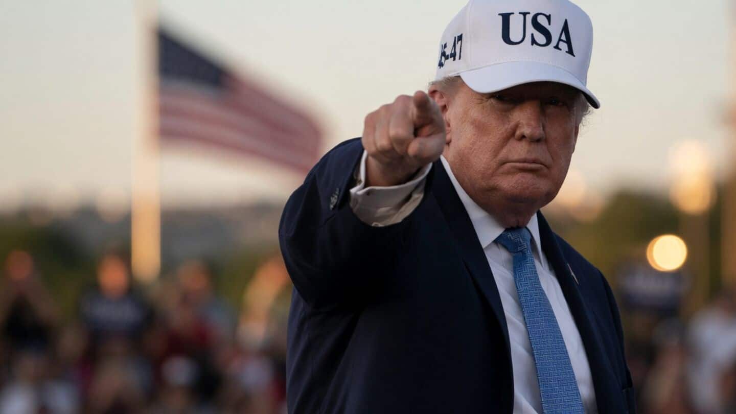 President Trump suggests US military action against Iran before midterms