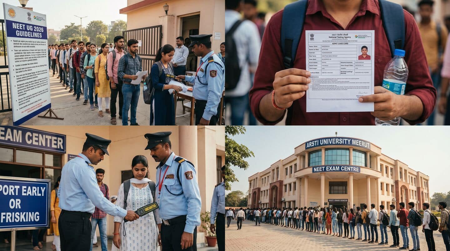 NEET UG 2026 May 3 exam for over 2.279 million students