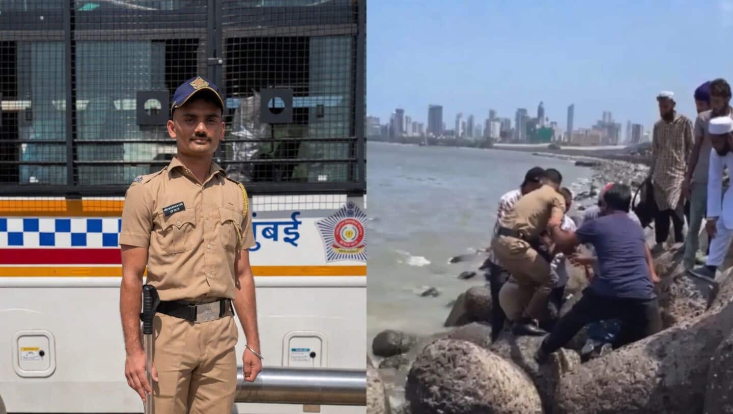 Mumbai Police credit citizens after woman rescued at Marine Drive