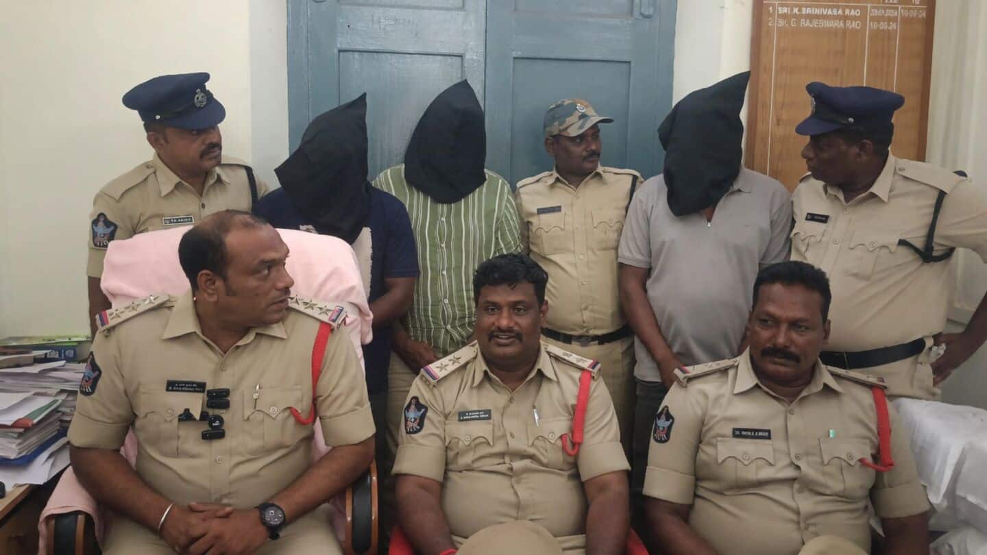 Kavali rural police seize 92.79kg ganja near Musunuru toll plaza