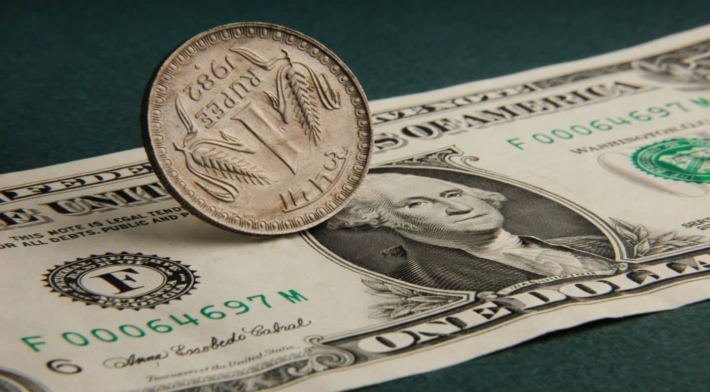 Indian rupee at 96.63 per dollar after Brent tops $100