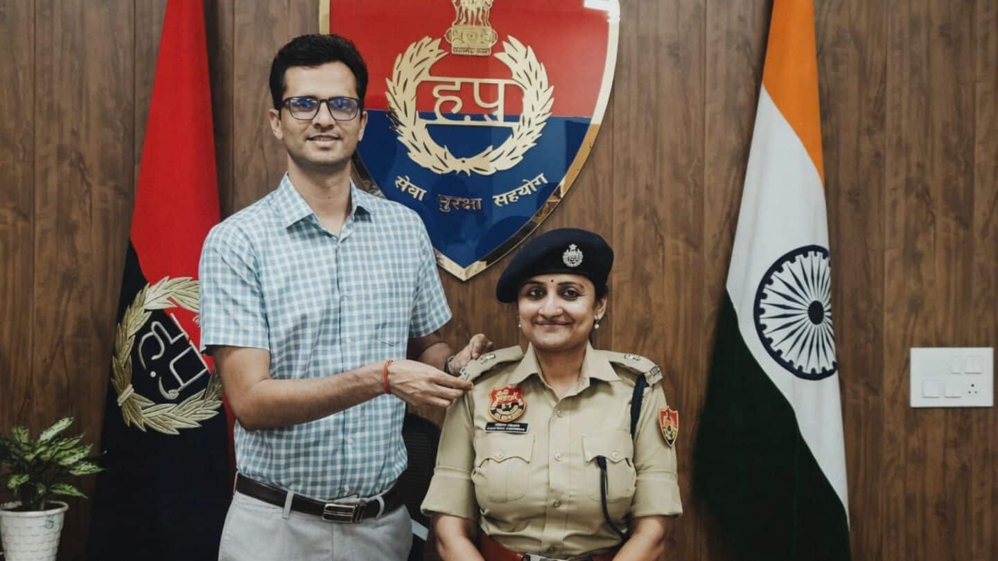 Deepika Agrawal assumes assistant superintendent of police role in Rewari